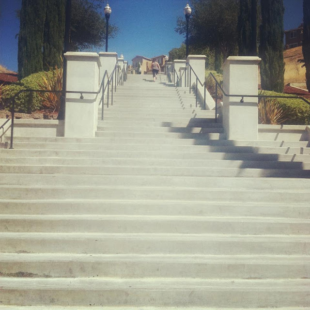 communication hill stairs 