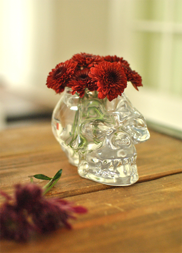 glass skull vase glass skull vase